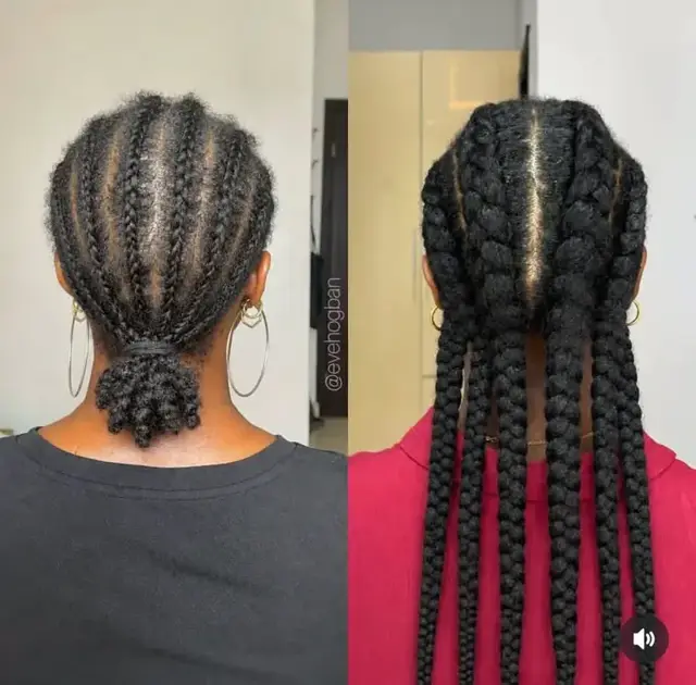 Avant et après d'une cliente Varosia