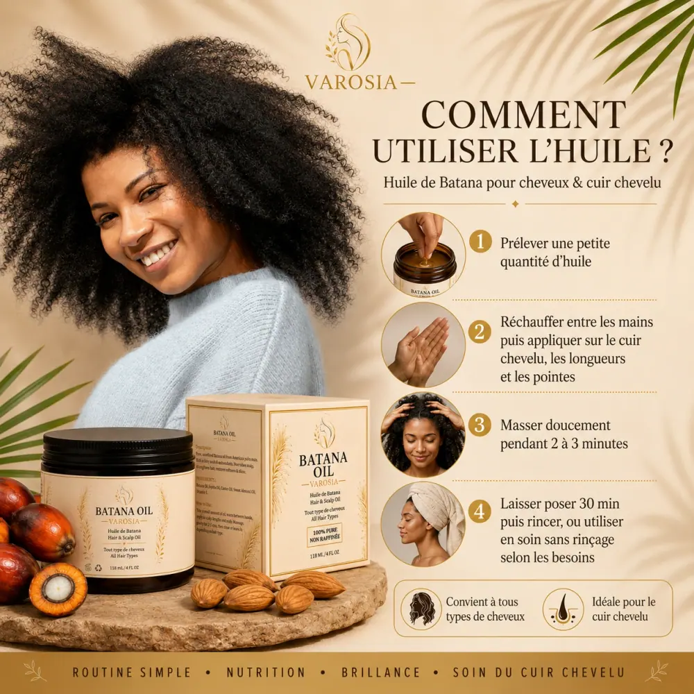 Comment utiliser l'huile de Batana VAROSIA